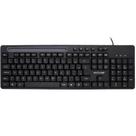 Teclado Multimidia Office Usb Preto Com Apoio Para Smartphone Tc262