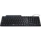 Teclado Multimídia USB Slim 1872 Pisc Preto Teclado Multimídia USB Slim 1872 Pisc Preto