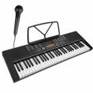 Teclado Musical 61 Teclas 300 Ritmos para Criança e Adulto Iniciante Com Microfone Teclado Musical 61 Teclas 300 Ritmos para Criança e Adulto Iniciante Com Microfone