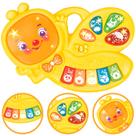 Teclado Musical Abelhinha Feliz Sons de Animais Ensina Cores Dm Toys