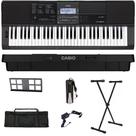 Teclado Musical Casio CT-X800 USB 61 teclas + Suporte + Capa + Pedal Sustain