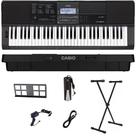 Teclado Musical Casio CT-X800 USB 61 teclas + Suporte + Pedal + P10