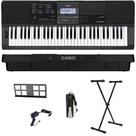 Teclado Musical Casio CT-X800 USB 61 teclas + Suporte + Pedal Sustain