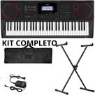 Teclado Musical Casio CTX3000 61 teclas preto Capa Suporte X
