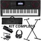 Teclado Musical Casio CTX3000 61 teclas preto KIT