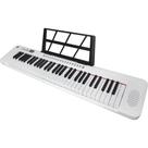 Teclado Musical Portátil 61 Teclas Estudante Iniciante Rhythmic 50WH Branco Teclado Musical Portátil 61 Teclas Estudante Iniciante Rhythmic 50WH Branco
