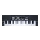 Teclado Musical Queens 54 teclas Max Evolux Versátil Diversos Ritmos Painel Digital Controle de Velocidade Preto