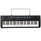 Teclado Musical Queens 61 teclas Semi Profissional Max Evolux Versátil Diversos Ritmos Painel Digital Controle de Velocidade Preto