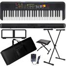 Teclado Musical Yamaha PSR-F52 61 teclas + Suporte + Capa + Banco