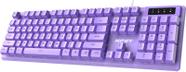Teclado NPET K10V1 com fio de tamanho completo com 12 teclas multimídia