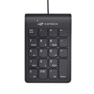 Teclado Númerico C3Tech USB KN12BK Preto
