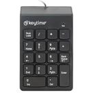 Teclado Numérico Keytime Keyceo Com Cabo Preto Teclado Numérico Keytime Keyceo Com Cabo Preto