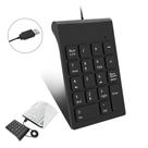 Teclado Numérico para Notebook Mini Digitador USB Português Brasil Preto - kapbom