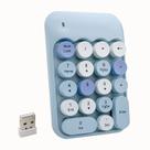 Teclado numérico Seaciyan Wireless Number Pad para computador azul
