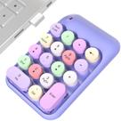 Teclado numérico sem fio MOWUX Cute Colorful Numeric Keypad