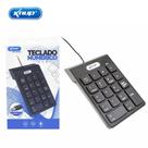 Teclado Numérico Usb 2.0 Kp-2003a Knup Com Fio e 18 Teclas