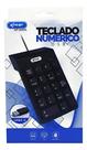 Teclado Numérico Usb Compacto P/ Pc Notebook C/ Fio Knup Preto Português Brasil