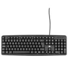 Teclado optico usb bright portugues preto basico com fio qwerty Teclado optico usb bright portugues preto basico com fio qwerty