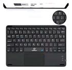 Teclado P/ Tablet Galaxy S9 Fe Com Bluetooth E Touchpad