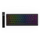 Teclado para jogos EPOMAKER HE68 Lite Hall Effect com fio preto