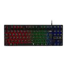 Teclado para Jogos Gamer 80% Rift Membrana Multimídia TKL USB ABNT2 Clanm
