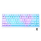 Teclado para jogos HITIME M67 Wireless 60% RGB, com troca a quente