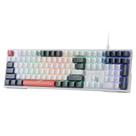 Teclado para jogos Redragon K668 RGB, mecânico com fio, 104 teclas Teclado para jogos Redragon K668 RGB, mecânico com fio, 104 teclas