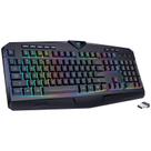 Teclado para jogos sem fio Dacoity recarregável RGB retroiluminado