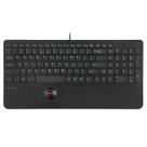 Teclado Perixx PERIBOARD-538 US Wired Compact com trackball