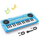 Teclado Piano Infantil MusicForset 37 Teclas Portátil Azul Teclado Piano Infantil MusicForset 37 Teclas Portátil Azul