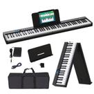 Teclado Piano OYAYO Dobrável 88 Teclas Bluetooth MIDI