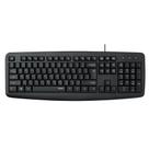 Teclado Rapoo NK2600, 104 Teclas de Membrana, Teclas Multimídia, Resistente a Líquidos, USB, Preto- NK2600