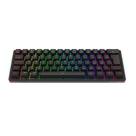 Teclado Redragon Gamer Mecanico Akali Preto Rgb Switch Marrom K642-Rgb Brown