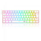 Teclado Redragon K630w-rgb Dragonborn Branco Switch Azul