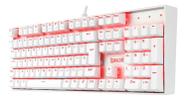 Teclado Redragon Mitra Branco Led Vermelho Switch Azul