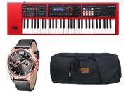 Teclado Roland Xps30 Xps-30 RD Bag e Relógio Dk11201-1 Kit Teclado Roland Xps30 Xps-30 RD Bag e Relógio Dk11201-1 Kit