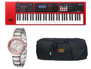 Teclado Roland Xps30 Xps-30 RD Bag e Relógio Dk11237-2 Kit