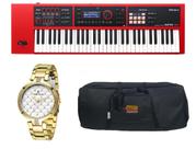Teclado Roland Xps30 Xps-30 RD Bag e Relógio Dk11273-3 Kit