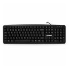Teclado Satellite AK-910 USB ABNT2 Preto Com Fio 1,5m + Teclado Numérico Compatível Windows Mac Linux