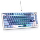 Teclado SbocKeeb V400 75% Com Fio RGB Hot-Swap