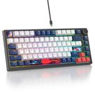 Teclado SbocKeeb V400 75% com Fio RGB Hot-Swap