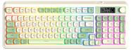 Teclado sem fio AULA S99 Pro RGB Gaming com tela verde Teclado sem fio AULA S99 Pro RGB Gaming com tela verde