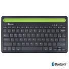 Teclado Sem Fio Bluetooth 3.0 Dynamic Smart Abnt Com Suporte Para Tablet Ou Celular - Preto - Dt200 Teclado Sem Fio Bluetooth 3.0 Dynamic Smart Abnt Com Suporte Para Tablet Ou Celular - Preto - Dt200