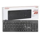 Teclado Sem Fio Bluetooth Com Teclas Numéricas Completo Targa Para Notebook E Computadores