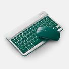 Teclado Sem Fio Bluetooth Recarregável C/ Mouse Verde Escuro Teclado Sem Fio Bluetooth Recarregável C/ Mouse Verde Escuro