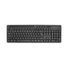 Teclado sem Fio C3Tech KB-W100BK - Padrão ABNT2 - Conexão 2.4Ghz - Com Apoio para Smartphone - Preto
