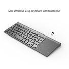 Teclado sem fio com número touchpad mouse teclado numérico fino