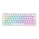 Teclado Sem Fio Gamer Motospeed, RGB, Wireless e Bluetooth, Switch Red, US, Branco - SK66