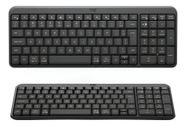 Teclado Sem Fio K250 Bluetooth Abnt2, Grafite Português Brasil Logitech Compatível com Android iOS Windows Design Compacto Leve Conexão Estável