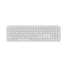 Teclado sem fio Keychron B6 Pro em tamanho real ZMK branco marfim